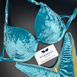 Blue Suit, Base Fitness Bikini, Figure Bikini, Bikini Suit, Competition Bikini Wellness Competition Bikini, NPC, IFBB, Posing Competition