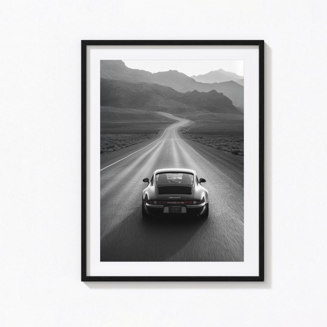 Porsche 996 poster - Etsy 日本