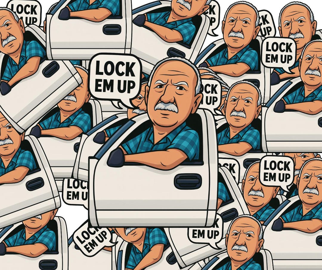 Lock Em up Tractor Sticker: Viral Tiktok Trend Decal - Etsy