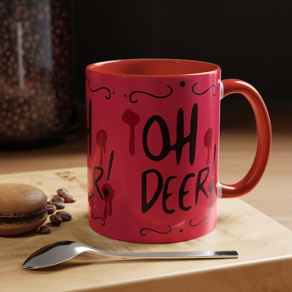 OH DEER Coffee Mug: Hazbin Hotel Alastor Fan Gift 11oz Mug - Etsy