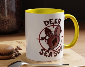 Taza inspirada en la temporada de caza de ciervos, Hazbin Hotel, Helluva Boss