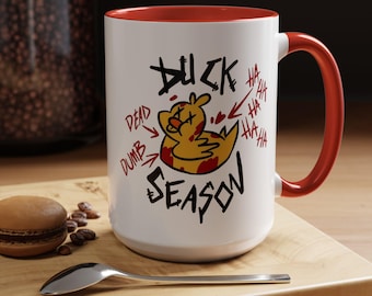 Tazza ispirata alla stagione delle anatre: tazza da caffè regalo per i fan dell'Hazbin Hotel Alastor (11, 15 oz)