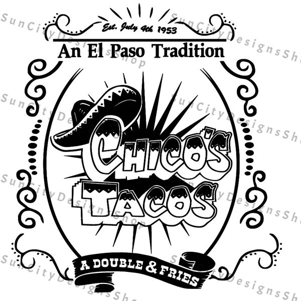 Chicos Tacos SVG/XDF