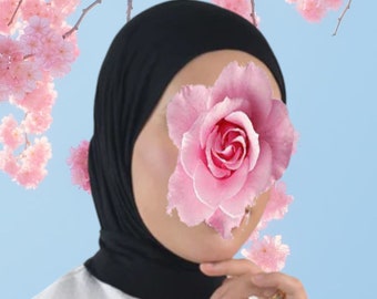 instant jersey hijab Ready To Go Instant Hijab for Ladies Girls Women , easy hijab to wear, Premium Quality Jersey Scarf
