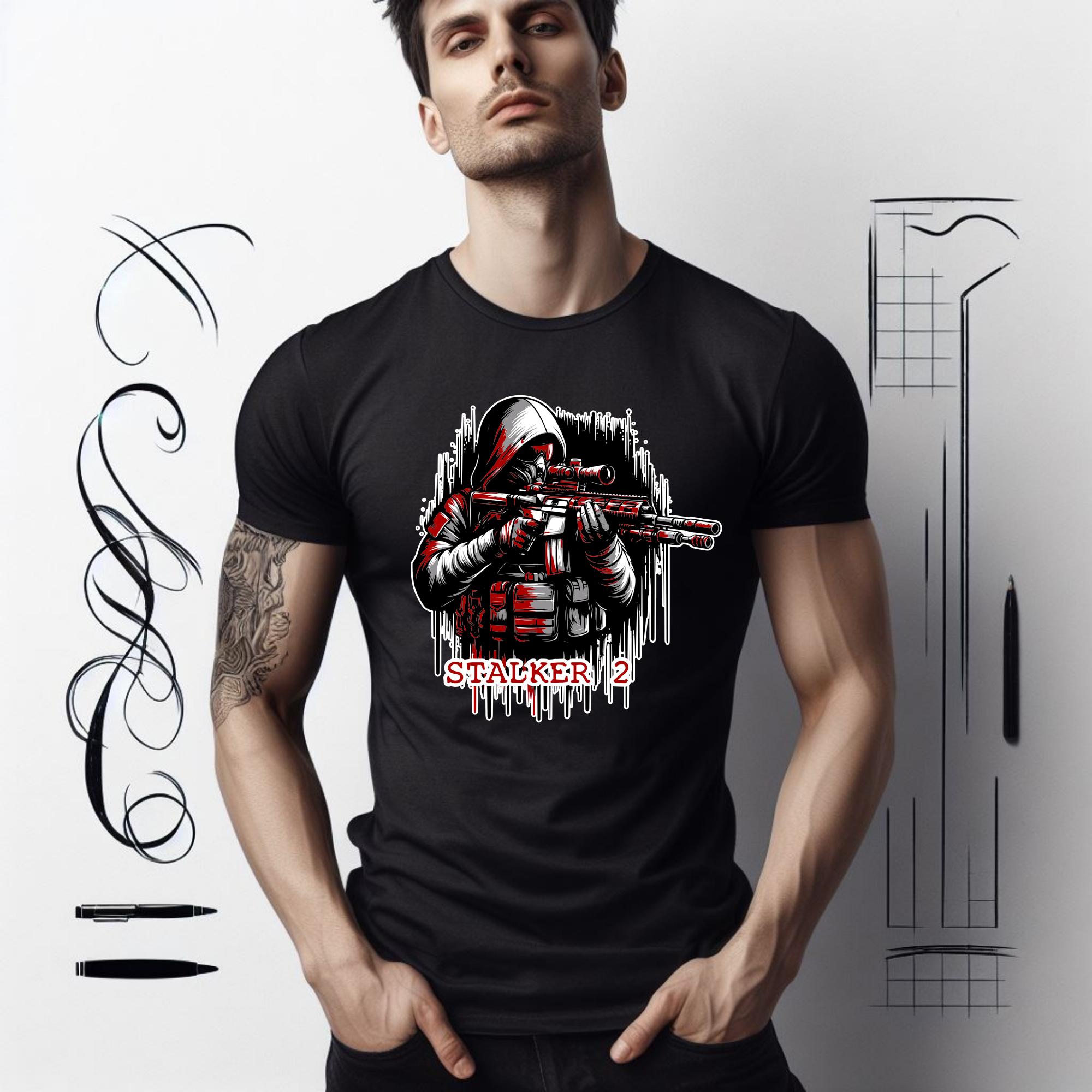 Hero S.T.A.L.K.E.R. Game Art Design | SVG, PDF, PNG for T-shirts ...