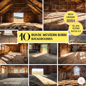 WESTERN BACKGROUND Bundle, Rustic Western Barn Backdrops, Western Backdrop, Trendy Western Style Background,Western Wedding Digital Download