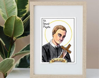 St. Gerard Majella: 6x8" Print Luster or Watercolor Paper