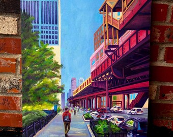 Scenic Chicago - 5"x8" Colorful Luster Paper Print
