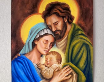 The Holy Family - 6x8" Luster Print