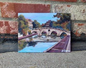 Italy #2 - Original 6x8" Acrylic Painting