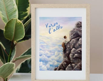 St. Pier Giorgio Frassati - Verso L'alto Luster Print
