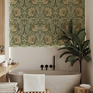 William Morris Pimpernel Wallpaper: Vintage Botanical Peel and Stick Wall Mural