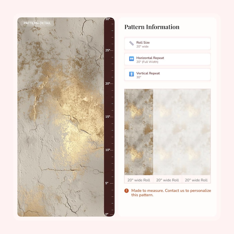 Textured Wallpaper Cracked Peel and Stick Gold Look Decorative Mural - Etsy