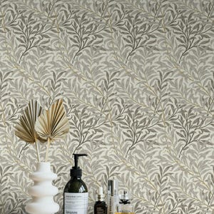 William Morris Natural Willow Bough Floral Wallpaper Peel And Stick Decorative Mural