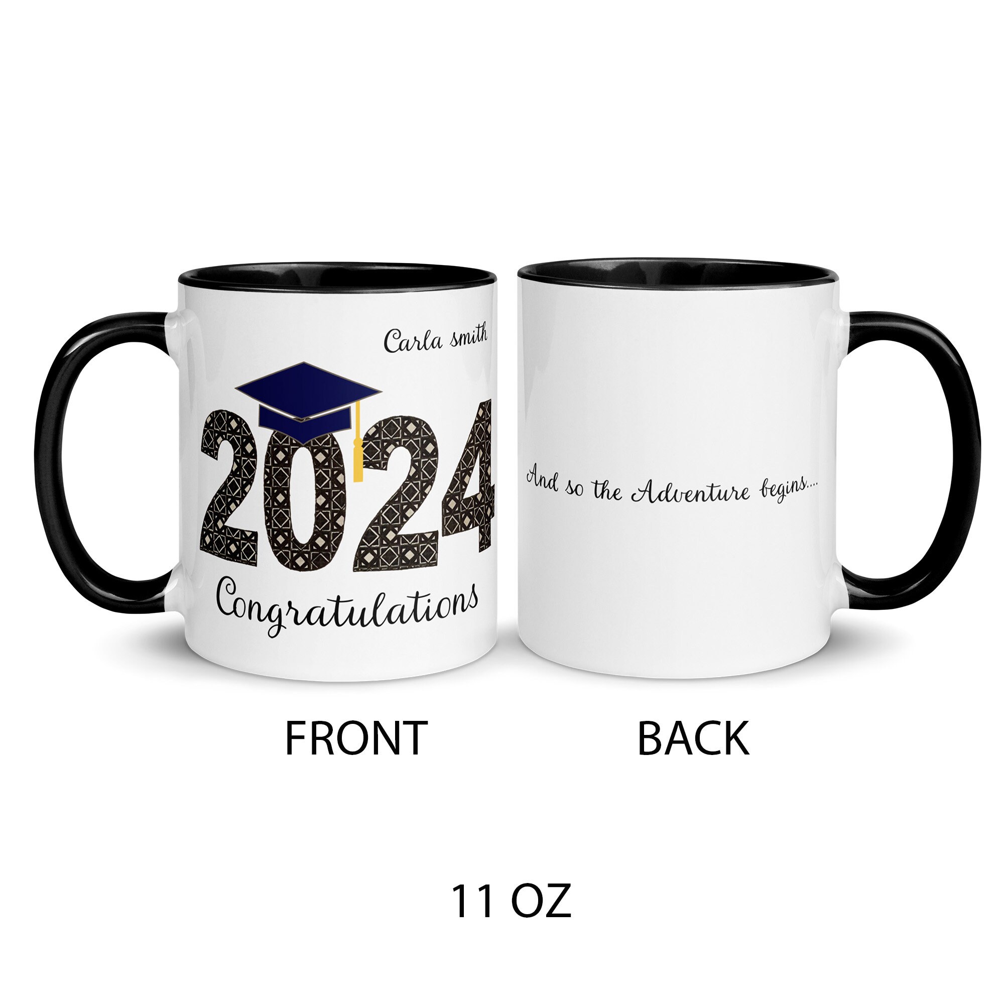2024 Graduation Mug, Personalized 2024 Graduation Mug, Custom Gift