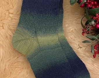 Hand Knit Wool Socks  Cozy Comfortable  US Women’s 6,5/7,5
