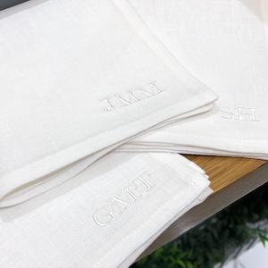 Fazzoletto per figlio, Fazzoletti per sposo, Fazzoletto di lino personalizzato, Fazzoletti da matrimonio, Fazzoletti di lino per matrimonio