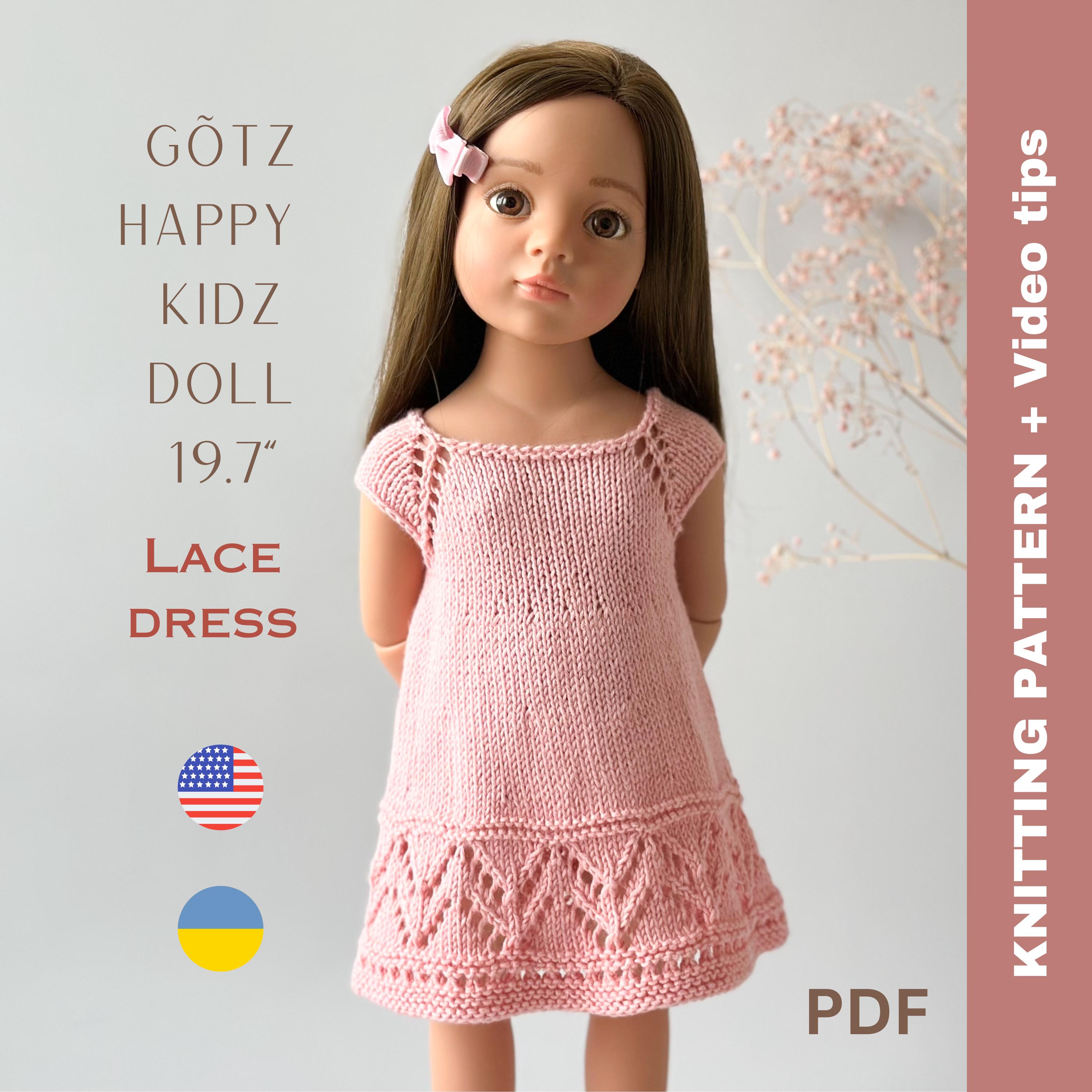 Tenue En Laine Pour Poupée Götz 50 Cm - Hannah, Zwergnase, Fanouche - Fait Main