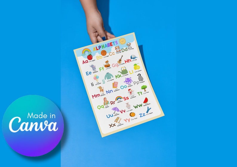 8 Educational Charts Collection Montessori Charts ESL Charts