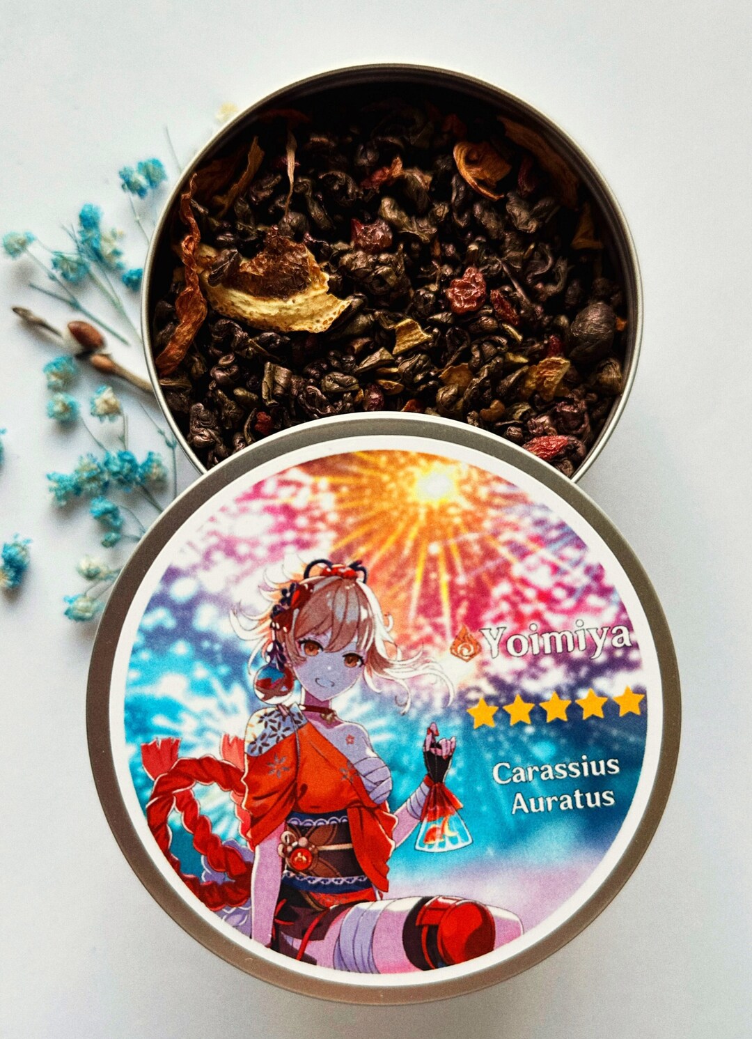 Yoimiya Handcraft Tea Genshin Impact Tea Etsy