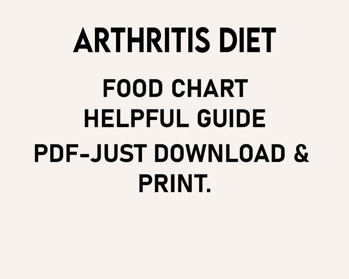 Arthritis Diet, RA Food Choices, Arthritis Diet Chart, Shopping