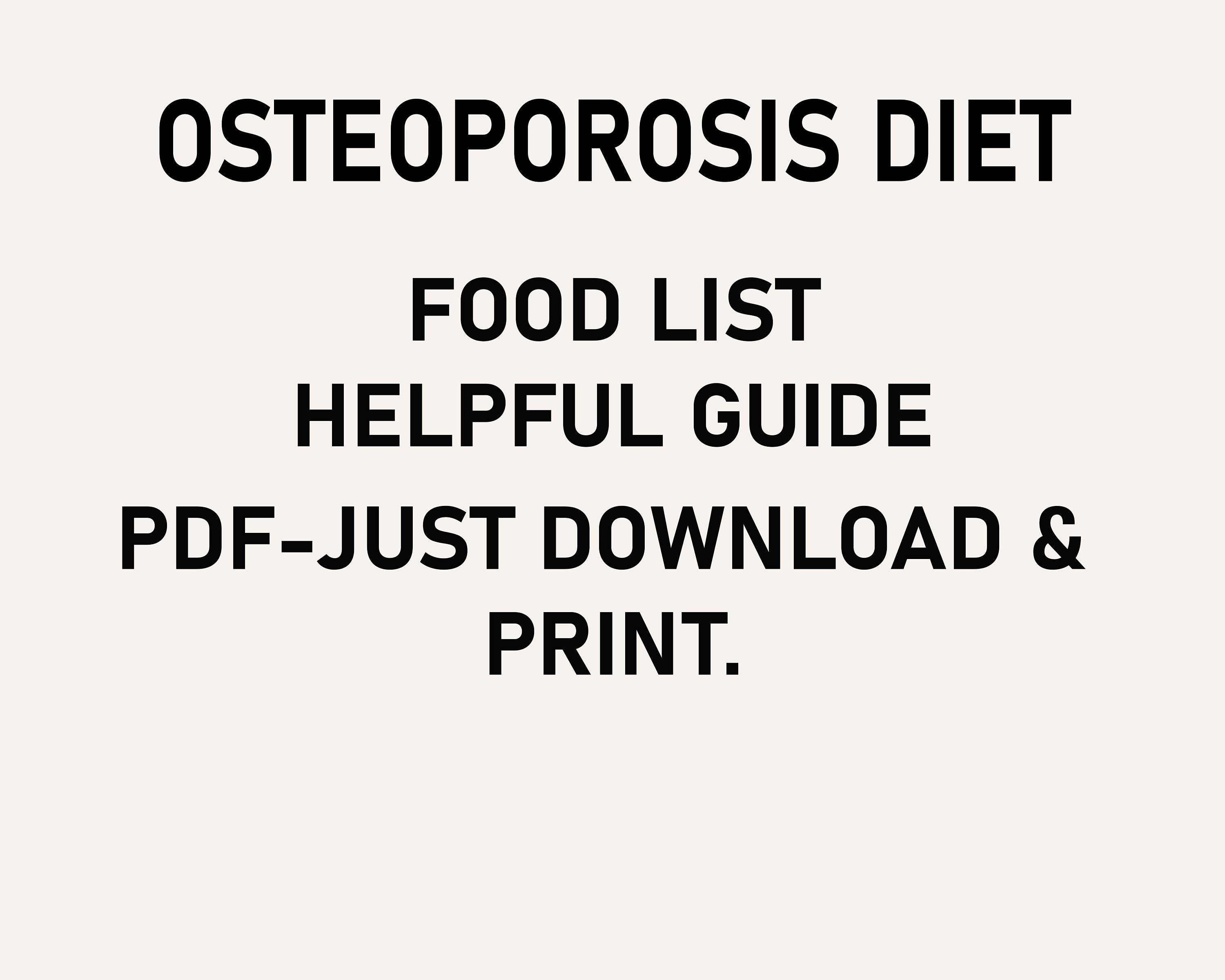7-Day Meal Plan for Osteoporosis | Bone-Strengthening Recipes | Season