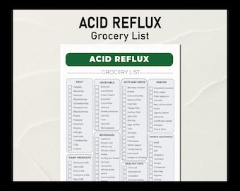 Acid Reflux Food Chart, GERD Diet List, Acid Reflux Food List, Low Acid Foods, Gerd Food Grocery List, Gerd Diet Meal Plan, Gastritis Foods