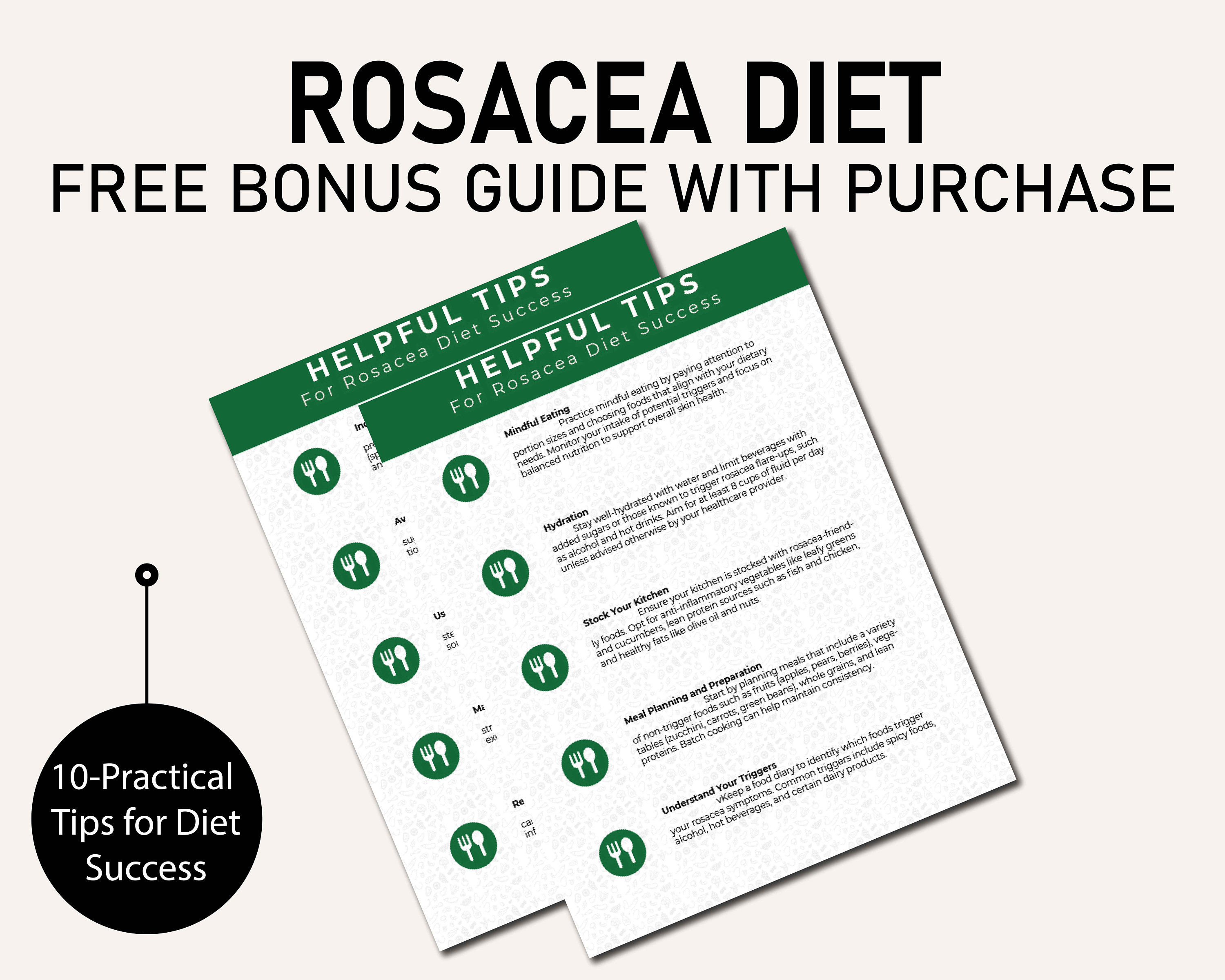 Rosacea Diet Plan PDF, Download This Food List to Help You Identify