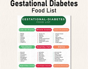 Gestational Diabetes Food List, Diabetes Meal Plan, Diabetic Food Chart, Diabetic Meal Plan, Diabetes Grocery List, Diabetic Food List
