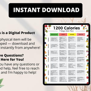 1200 kalorier måltidsplan PDF, 1200 kalorier dietlista, lågkaloridiet, 1200 kalorier måltidsförberedelse, 1200 kalorier inköpslista, viktminskning bild 7