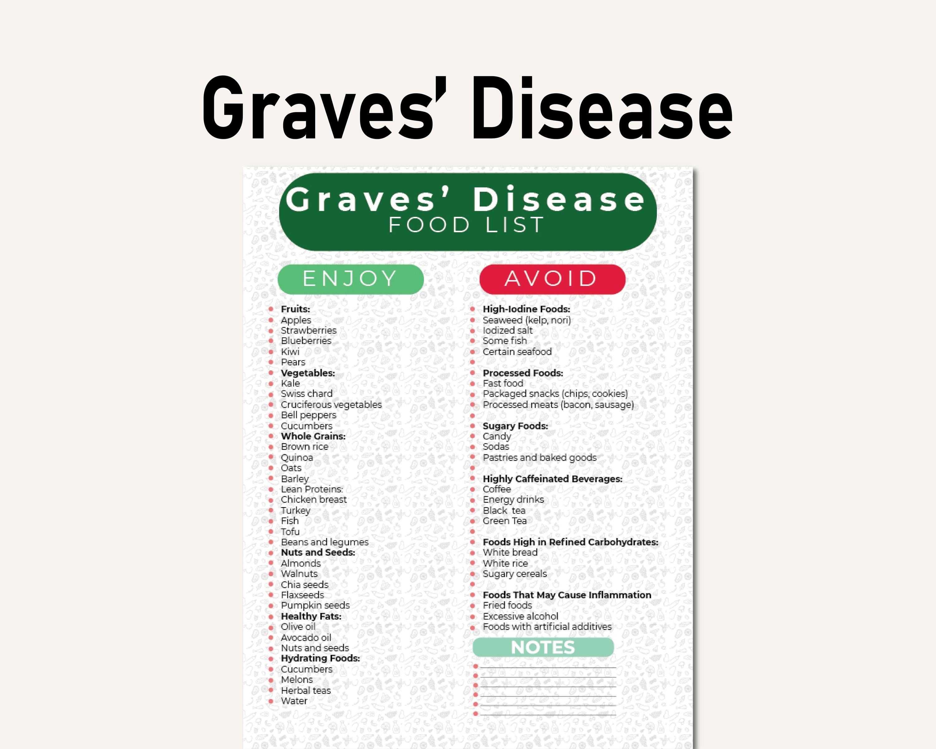 Graves Disease Food List, Graves' Disease Diet, What to Eat, What to