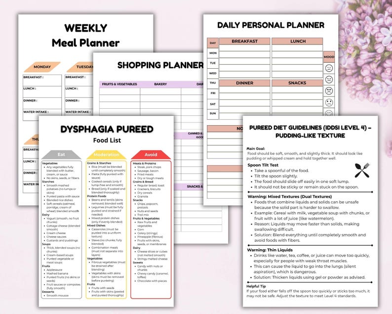 Dysphagia Pureed Food List, IDDSI Level 4 Guide, Soft & Pureed Food ...