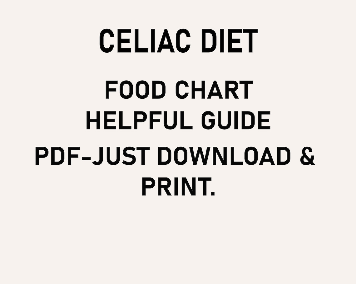 Celiac Disease, Gluten Free,food Lists, Shopping List, Food Guide