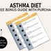 Asthma Diet Chart PDF, Asthma Diet Plan, Asthmatic Food List , Food ...
