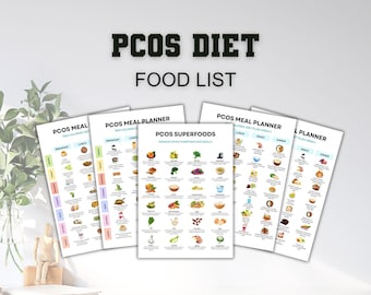 Elenco di alimenti per la dieta PCOS, alimenti a basso indice glicemico, alimenti ricchi di fibre, elenco di alimenti per la sindrome dell'ovaio policistico per perdere peso, elenco della spesa per la dieta PCOS