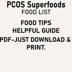 PCOS Food List and Diet Plan, Low Glycemic Index Foods,Low in Sugar and Fat Foods, Polycystic Ovary Syndrome Meal Plan for Weight Loss image 6