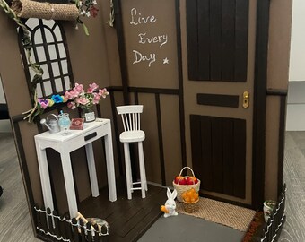 Diorama/roombox escala 1:6 para Blythe