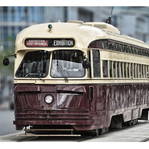 PCC Streetcar - Toronto Landmarks Wall Art – Iconic GTA Street Photography, Canvas Prints, Framed Prints, Greeting Cards