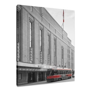 Ahornblatt-Gärten - Wählbare Farbe - Toronto-Wand-Kunst-Fotografie Leinwanddruck gerahmter Druck