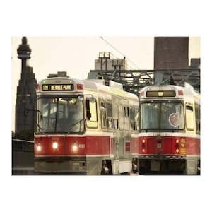 Queen TTC Streetcar Neville Park - Toronto Landmarks Wall Art – Iconic GTA Street Photography, Canvas Prints, Framed Prints, Greeting Cards