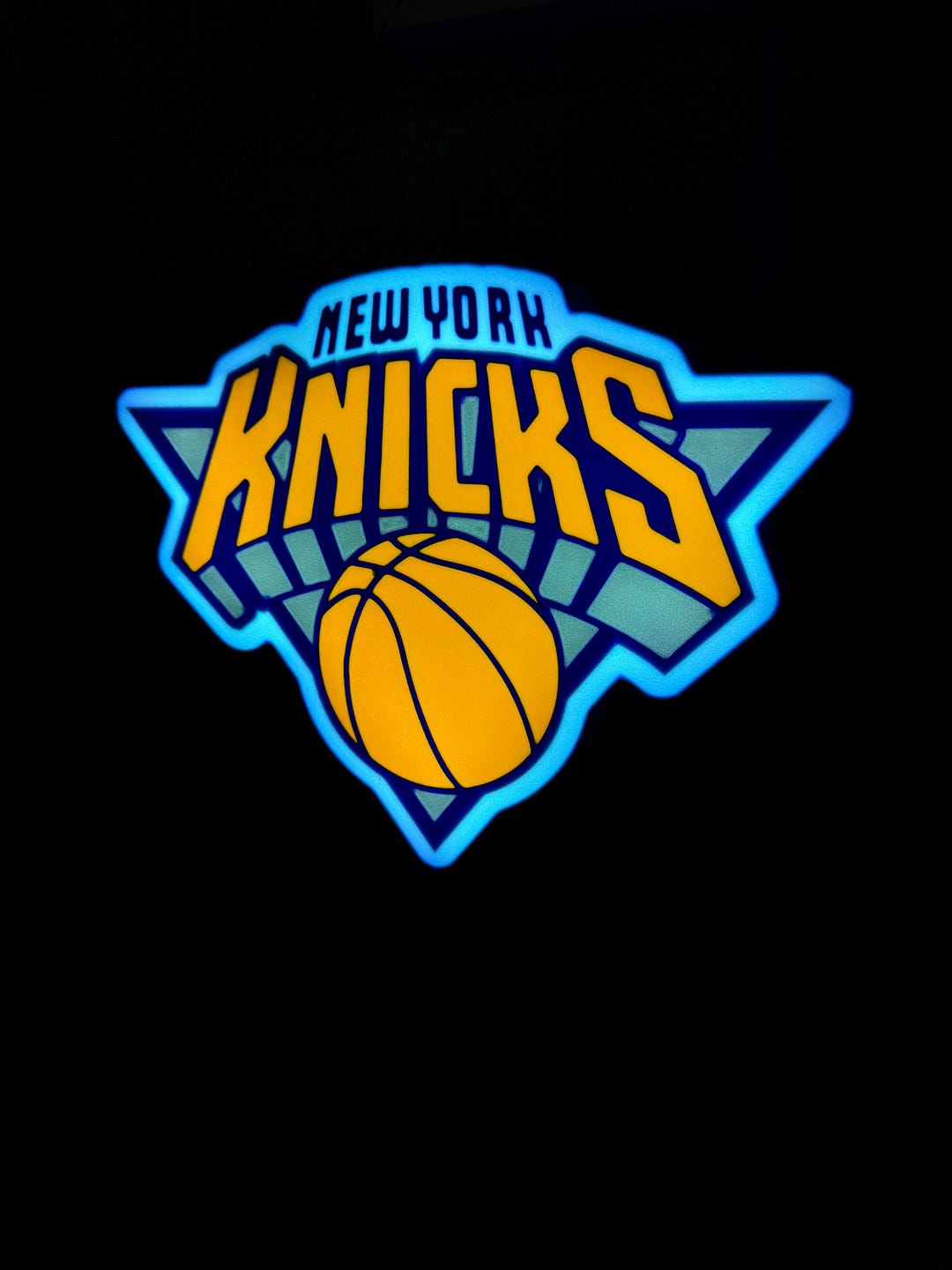 New York Knicks Logo Light | NBA | Basketball | Lamp | - Etsy, image size:1080x1440