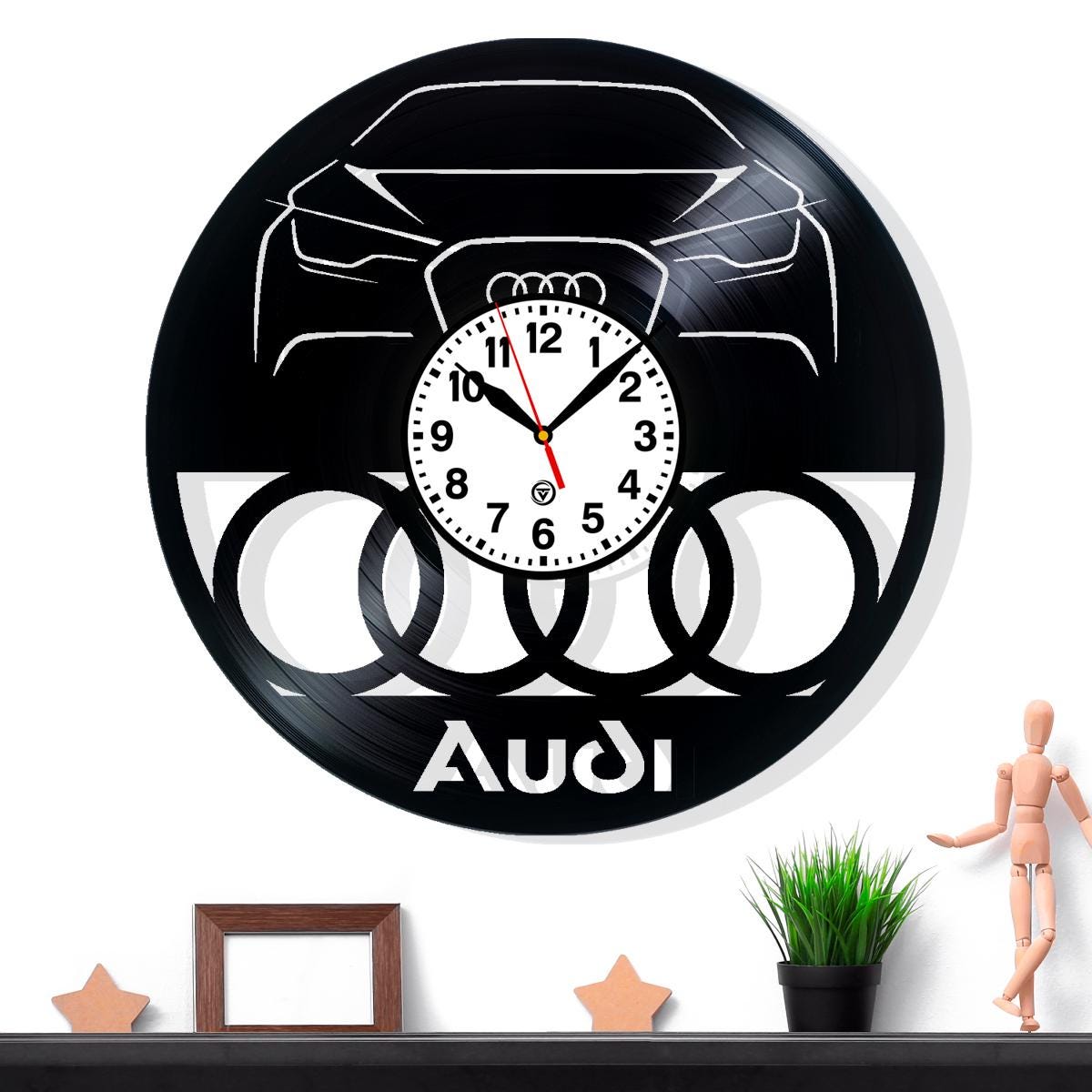 Audi wall clock - Etsy 日本
