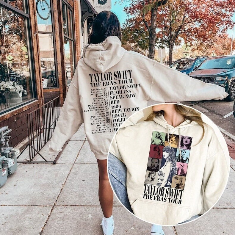 Discover Taylor taylor version Eras Tour Sweatshirt, Swift Sweatshirt, Eras Tour Merch, The Eras Tour 2024 hoodie