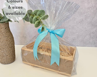 Empty Make Your Own Hamper Basket: DIY Gift Basket Kit for Baby Shower Birthday Christmas