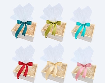 DIY Empty Wooden Hamper Kit: Gift Basket Crate