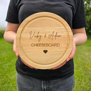 Personalised Cheese Board Set, Birthday Gift, Gift for Couples, Wedding Gift, New Home and Anniversary Gift