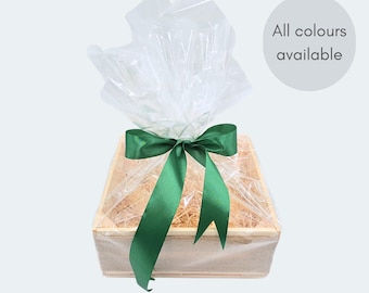 Empty Hamper Basket, Make Your Own Hamper, Gift Box Basket - Christmas, Housewarming, Birthday, Anniversary, Mothers Day, colours available