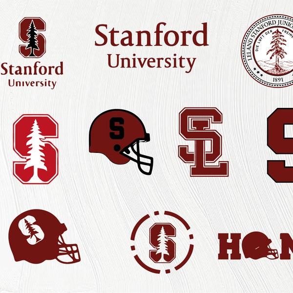 Stanford University SVG, Cardinal SVG, College, Athletics, Football, Basketball, Mom, Dad, Game Day, Instant Download.