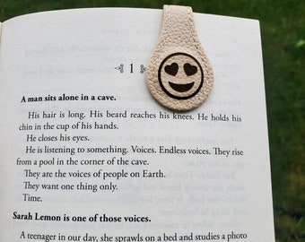 Customized PU Leather Magnetic Bookmark: Reader Gift