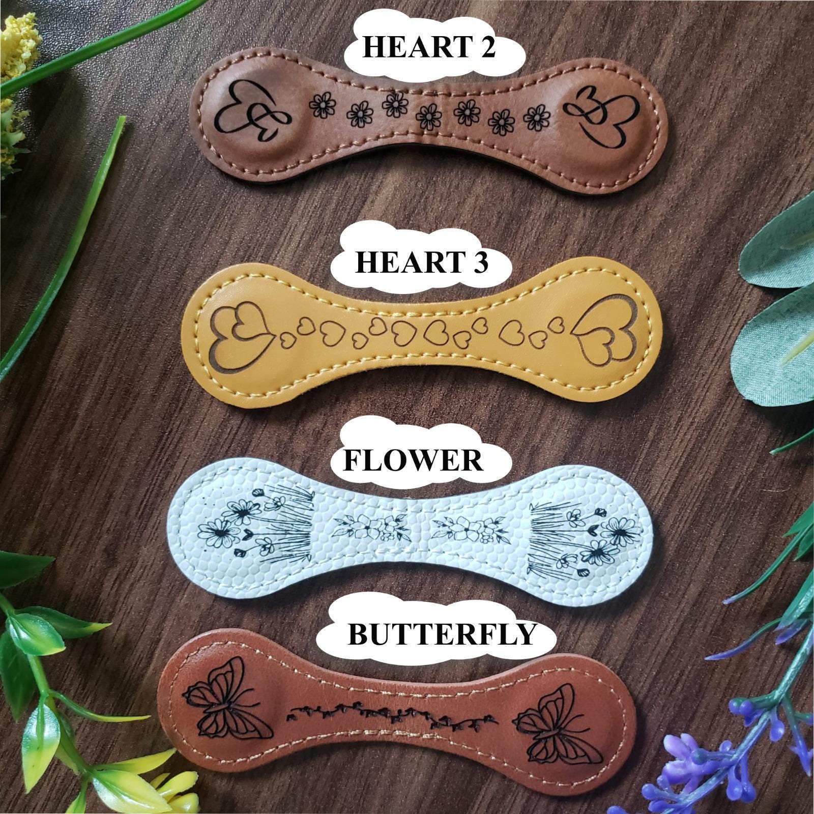 Magnetic Leather Bookmark – Personalized Book Lover Gift, Custom Reading Accessory